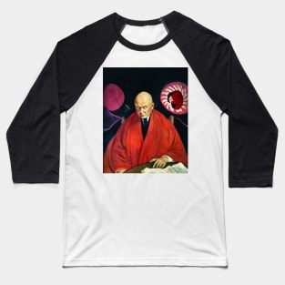 Aleister Crowley The Great Beast of Thelema  painted in the style of Austin Osman Spare Baseball T-Shirt